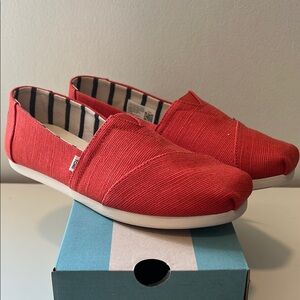 TOMS Alpargata Red Clay Heritage Canvas